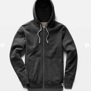 Reigning Champ Midweight Terry Slim Zip Hoodie